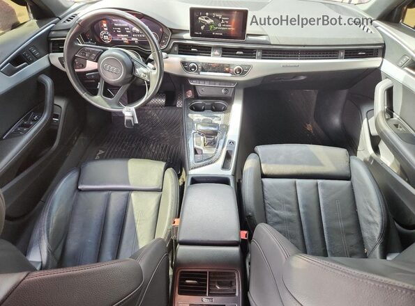 WAUENAF45KA067498 2019 AUDI OTHER Maroon Widok deski rozdzielczej
