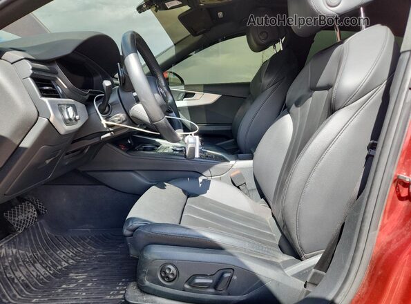 WAUENAF45KA067498 2019 AUDI OTHER Maroon Widok wnętrza z przodu