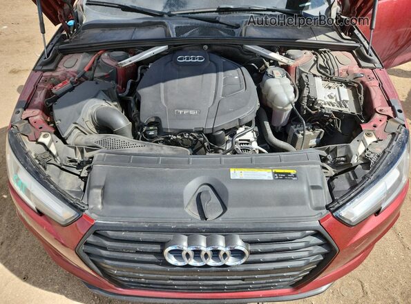 WAUENAF45KA067498 2019 AUDI OTHER Maroon Widok wnętrza z tyłu