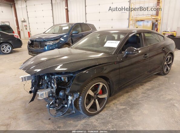 WAUFACF52RA057641 2024 AUDI OTHER Black Առջևի ձախ երեք քառորդ տեսարան