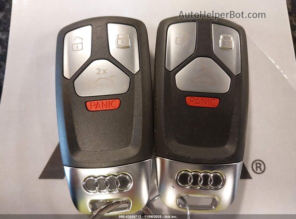 WAUFACF52RA057641 2024 AUDI OTHER Black Առջևի վահանակի տեսք
