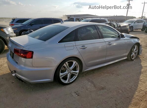 WAUFFAFC4JN023377 2018 AUDI S6 Silver Задня права чверть