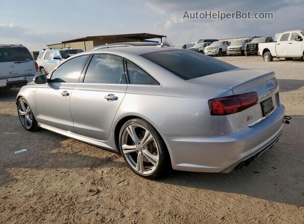 WAUFFAFC4JN023377 2018 AUDI S6 Silver Задня ліва чверть