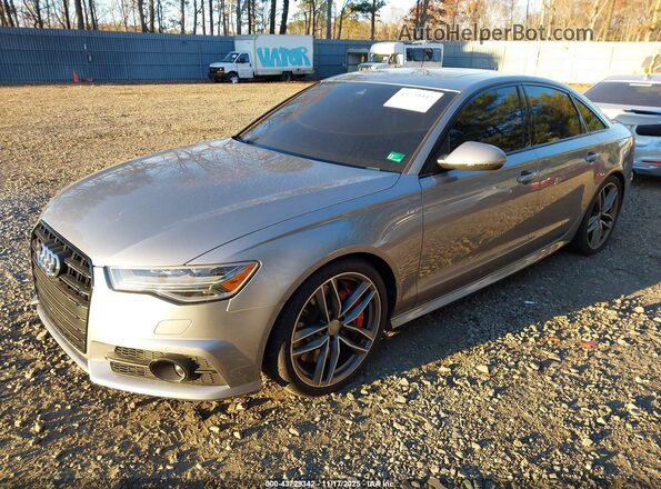 WAUFFAFC9HN128166 2017 AUDI S6 Серый Передняя левая четверть