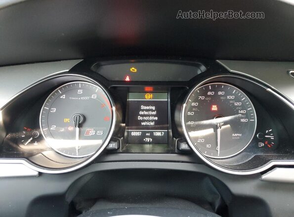 WAUG4AFR3GA057275 2016 AUDI S5 Black Vista del cuadro de instrumentos