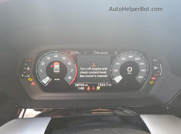 WAUGUDGY9NA094173 2022 AUDI OTHER Черный Вид щитка приборов