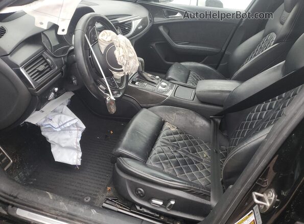 WAUH2AFC0GN082181 2016 AUDI S6 Black Widok wnętrza z przodu