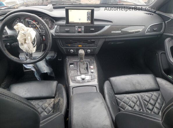 WAUH2AFC0GN082181 2016 AUDI S6 Black Widok deski rozdzielczej