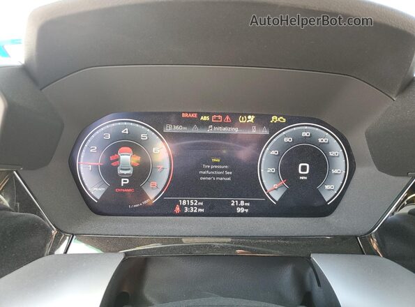 WAUHUDGY0NA092414 2022 AUDI OTHER Черный Вид щитка приборов