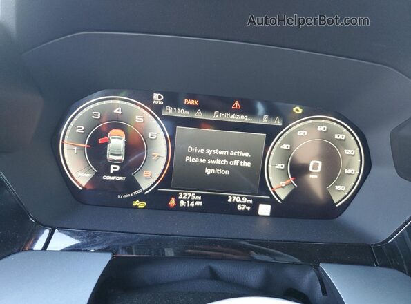 WAUHUDGY8SA072861 2025 AUDI OTHER Gray Instrument cluster view