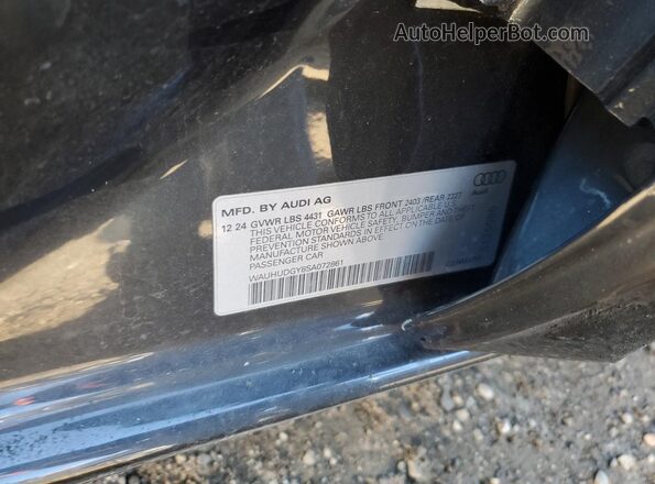 WAUHUDGY8SA072861 2025 AUDI OTHER Gray Engine compartment view