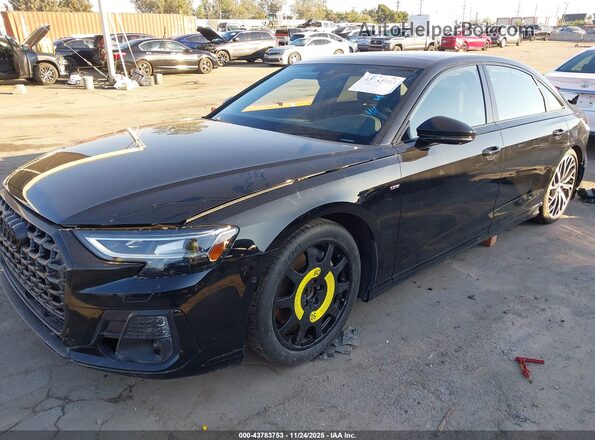 WAULDAF81RN002809 2024 AUDI OTHER Black წინა მარცხენა ხედი სამი მეოთხედიდან