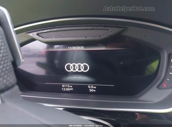 WAULSAF81SN002580 2025 AUDI S8 Gray Հետևի նստատեղերի տեսք