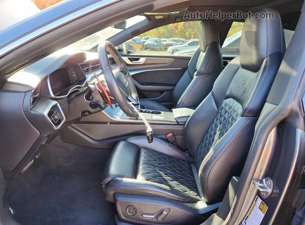 WAUSFAF2XLN016460 2020 AUDI S7 Gray Widok wnętrza z przodu