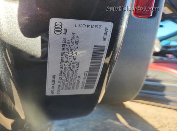 WAUW4GF51RN000239 2024 AUDI S5 Серый Вид наклейки с VIN-кодом