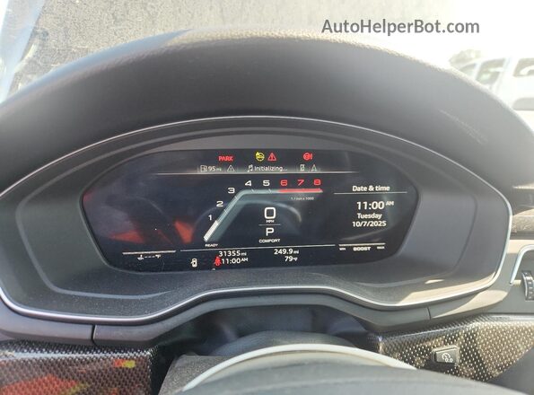 WAUW4GF53MN006066 2021 AUDI S5 Черный Вид щитка приборов