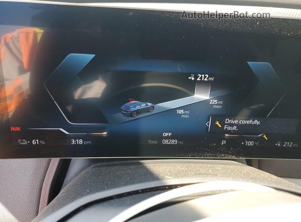WB523CF0XSCS38055 2025 BMW IX Blue Սարքավորումների վահանակի տեսք