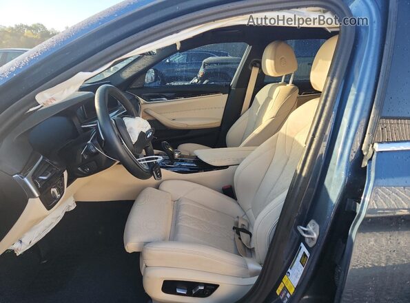 WBA13AG02PCM90194 2023 BMW 5 SERIES Blue Vista interior delantera