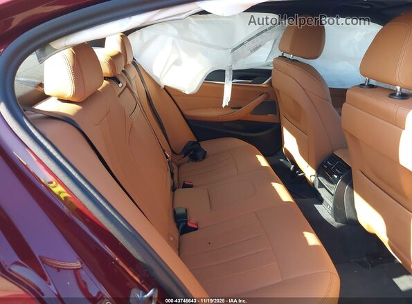 WBA13AG03PCM76871 2023 BMW 5 SERIES Red VIN sticker view