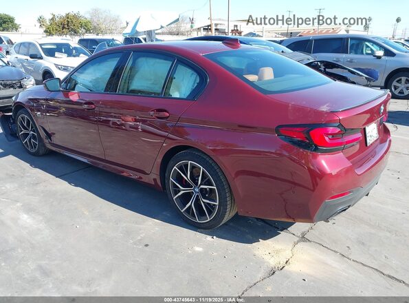 WBA13AG03PCM76871 2023 BMW 5 SERIES Red Rear left