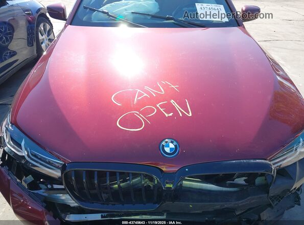 WBA13AG03PCM76871 2023 BMW 5 SERIES Red Rear view
