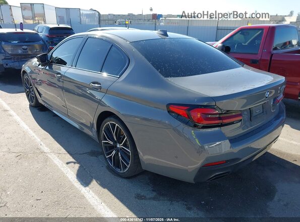 WBA13AG08MCG06075 2021 BMW 5 SERIES Gray უკანა მარცხენა