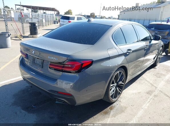 WBA13AG08MCG06075 2021 BMW 5 SERIES Gray უკანა მარჯვენა