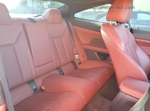 WBA13AR04NCJ52242 2022 BMW M4 Gray Vista de los asientos traseros