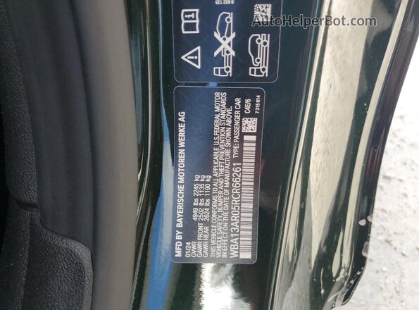 WBA13AR05RCR66261 2024 BMW M4 Green Շարժիչի բաժամունքի տեսք