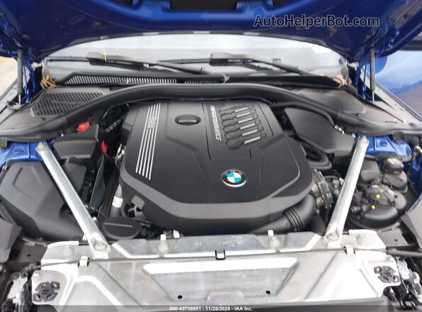 WBA13AR0XMCF60309 2021 BMW M4 Blue Widok z tyłu