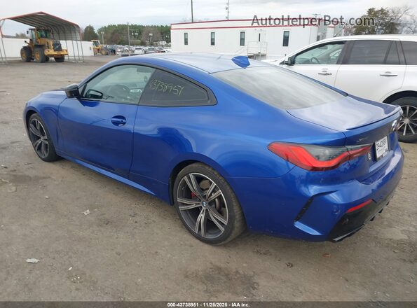 WBA13AR0XMCF60309 2021 BMW M4 Blue Tył lewy