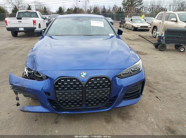 WBA13AR0XMCF60309 2021 BMW M4 Blue Widok zestawu wskaźników