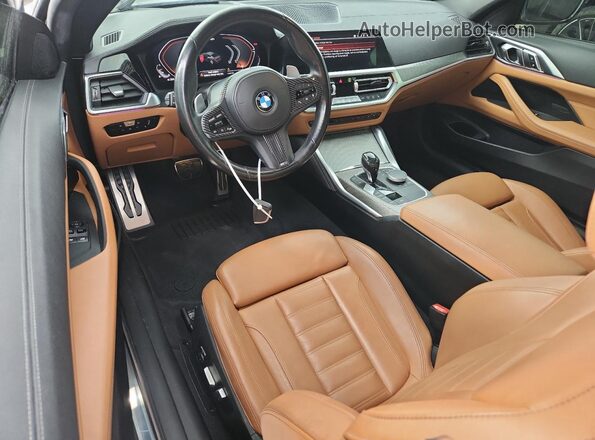 WBA13AR0XMCG95967 2021 BMW M4 Black წინა პანელის ხედი