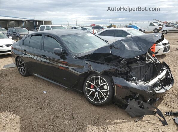 WBA13BJ01PCM53684 2023 BMW 5 SERIES Черный Передняя правая четверть