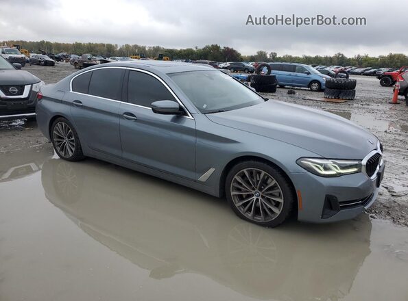 WBA13BJ02MCG04773 2021 BMW 5 SERIES Gray წინა მარჯვენა
