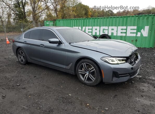 WBA13BJ04MWX08824 2021 BMW 5 SERIES Gray წინა მარჯვენა