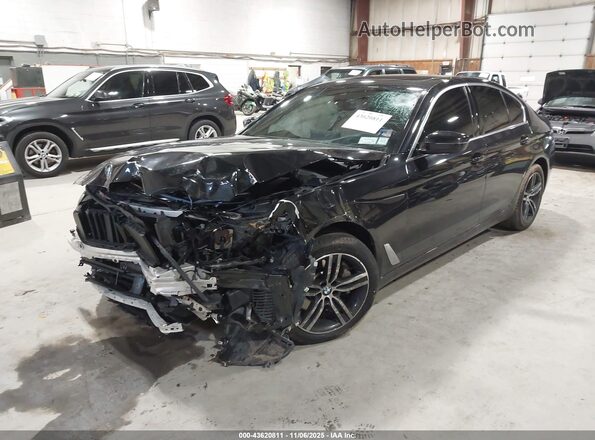 WBA13BJ06MWX29366 2021 BMW 5 SERIES Black Передня ліва чверть