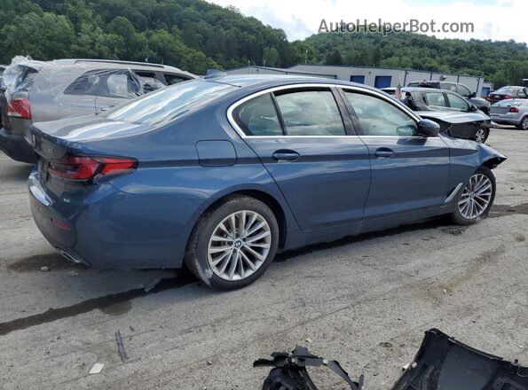WBA13BJ06PCL91201 2023 BMW 5 SERIES Синий Задняя правая четверть
