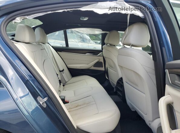 WBA13BJ06PCL91201 2023 BMW 5 SERIES Синий Вид задних сидений