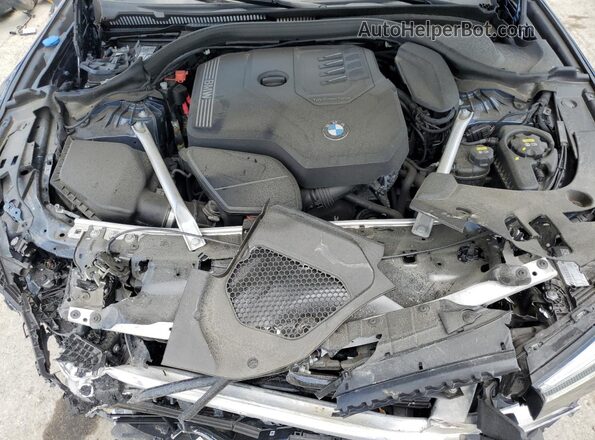 WBA13BJ06PCL91201 2023 BMW 5 SERIES Синий Вид задней части салона