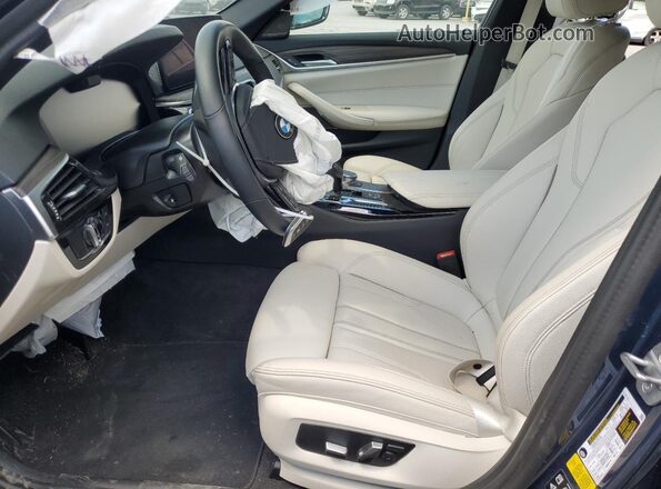 WBA13BJ06PCL91201 2023 BMW 5 SERIES Синий Вид салона спереди