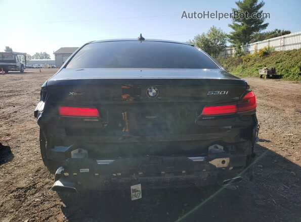 WBA13BJ07MCF02997 2021 BMW 5 SERIES Black Հետևի տեսք
