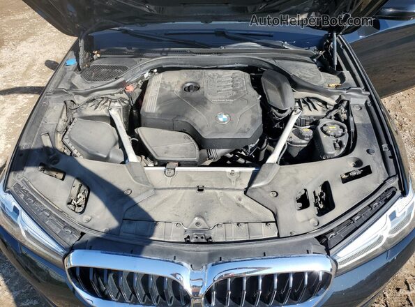 WBA13BJ07MCF02997 2021 BMW 5 SERIES Black Սալոնի հետևի տեսք