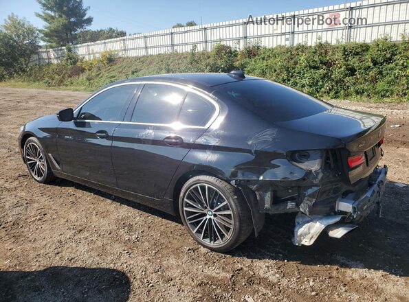 WBA13BJ07MCF02997 2021 BMW 5 SERIES Black Հետևի ձախ