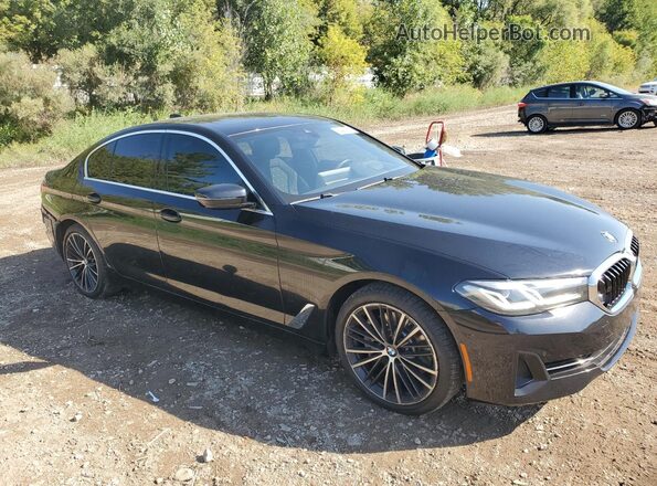 WBA13BJ07MCF02997 2021 BMW 5 SERIES Black Առջևի աջ
