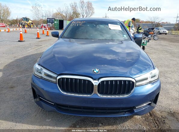 WBA13BJ07MCF81149 2021 BMW 5 SERIES Blue Սարքավորումների վահանակի տեսք