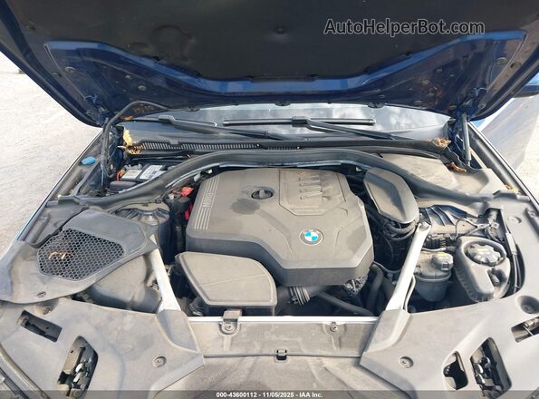 WBA13BJ07MCF81149 2021 BMW 5 SERIES Blue Հետևի տեսք