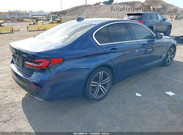 WBA13BJ07MCF81149 2021 BMW 5 SERIES Blue Հետևի աջ