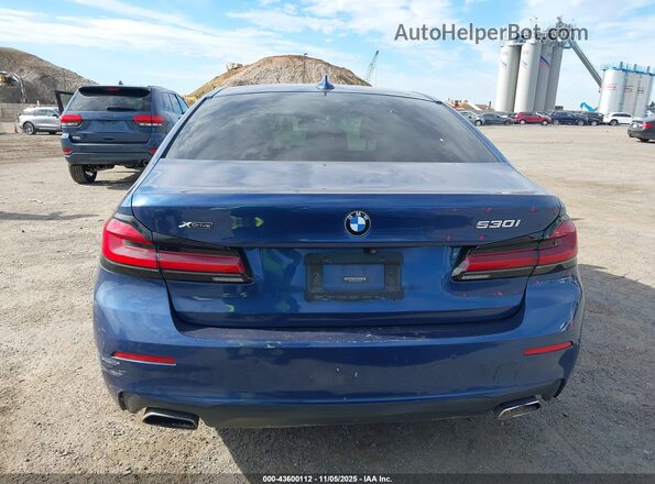 WBA13BJ07MCF81149 2021 BMW 5 SERIES Blue 