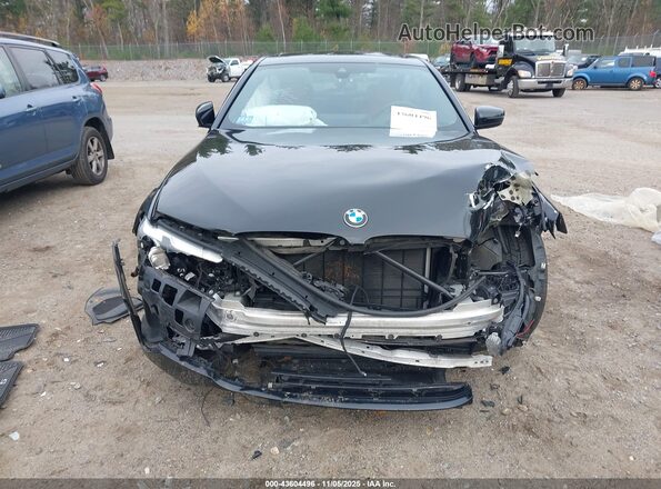 WBA13BJ07MWW95065 2021 BMW 5 SERIES Black Widok zestawu wskaźników